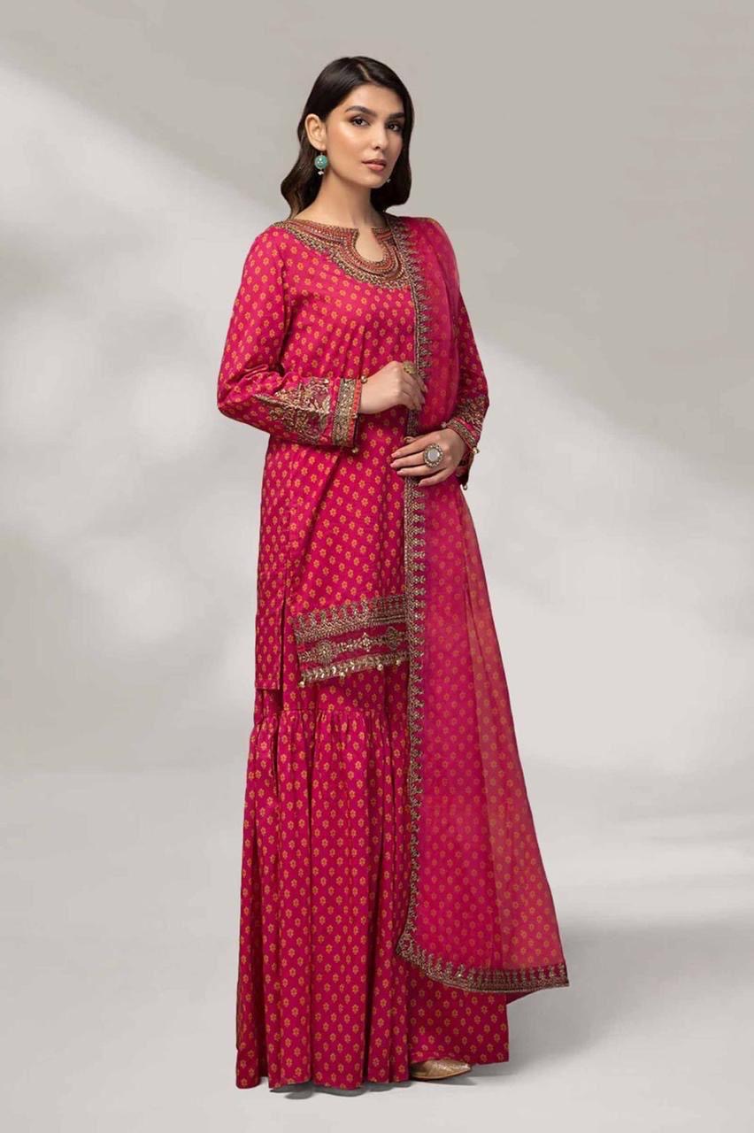 Maria B Lawn 3Pc ( 5001 )